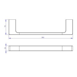 Barre porte-serviettes
