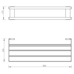 Étagère Porte-serviettes