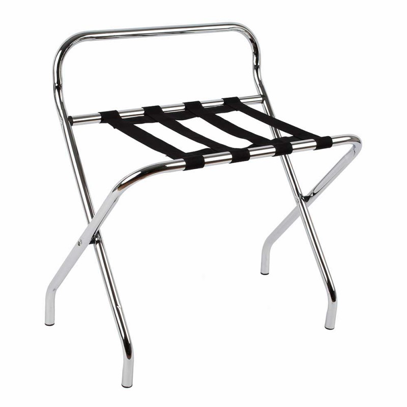 Luggage rack with backrest