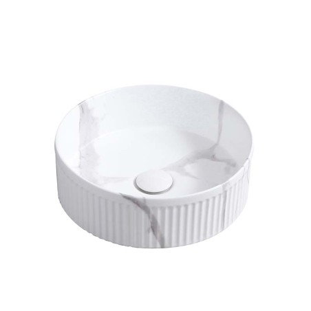 Lavabo de mármol redondo