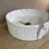 Marble basin round