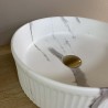 Marble basin round