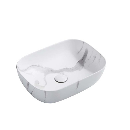 Lavabo ovale en marbre