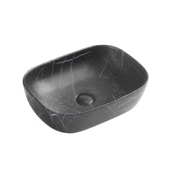 Lavabo de mármol ovalado