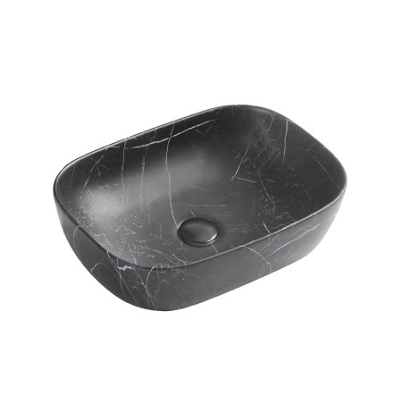 Lavabo de mármol ovalado