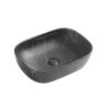 Lavabo de mármol ovalado