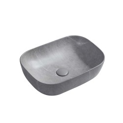 Oval marble basin