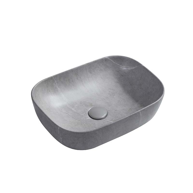 Lavabo ovale en marbre