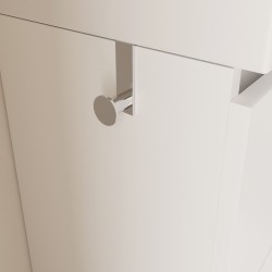 Patere en chrome
