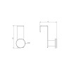 Pack accesorios: Portarollo, percha y toallero 37