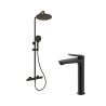 Pack TURIN caño alto y columna ROUND monomando